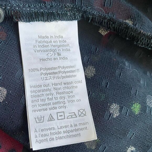 J. crew sheer Polka Dot Top Size XS - Picture 5 of 6